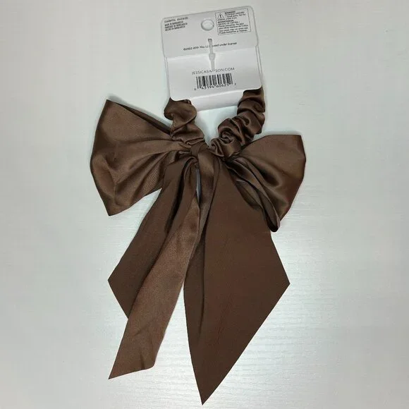 NWT brown scrunchie bow - Picture 2 of 2